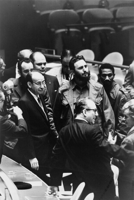 Фидель Кастро на ассамблее ООН