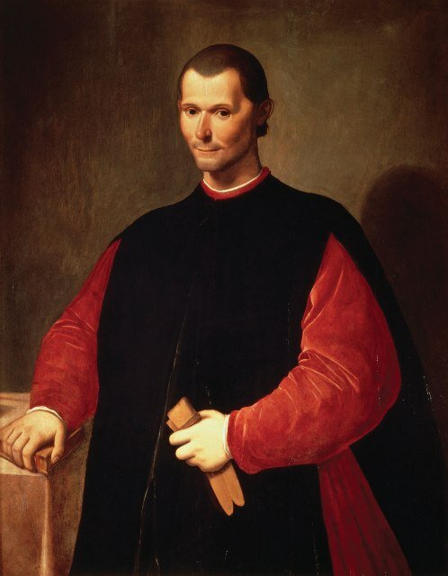Худ. ли Санти ди Титто Портрет Никколо Макиавелли, Палаццо Веккьо, Флоренция, Италия