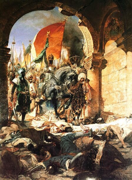 вступление Мехмеда в Константинополь
