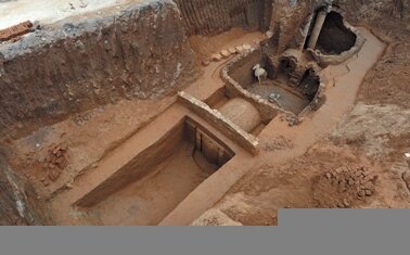 Гробница воина. Эпоха Троецарствия (220 г. до н. эю)