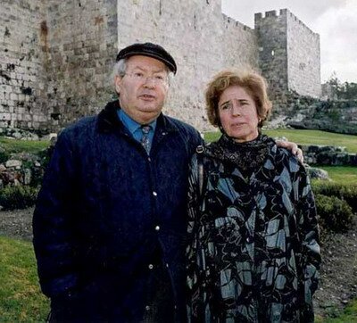 Серж Кларсфельд и его жена Беата 