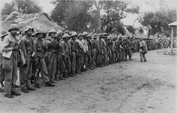 Парагвайские солдаты во время Чакской войны. Фото: 1932 г.