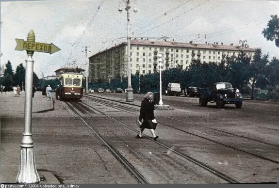 Проспект Мира в Москве. Фото 1962 г.