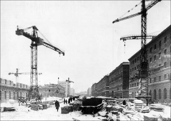 Строительство Норильска, фото 1935 г.